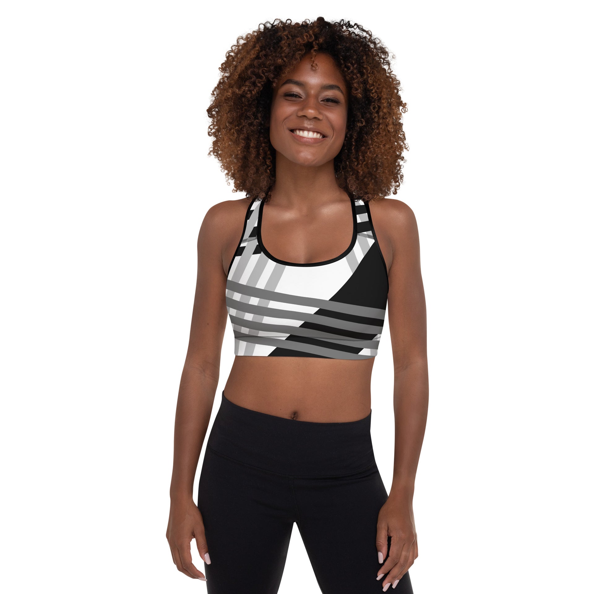 BAGILO Women's/Girl's Padded Sports Bra Comfortable Lycra Workout/Sports/Gym/Running  Bra- Black : : Fashion